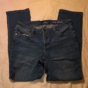 New Directions Indigo Straight Leg Jeans